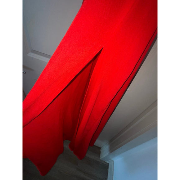 SHEIN Surplice Neck Split Thigh Cutout Dress - Picture 4 of 8